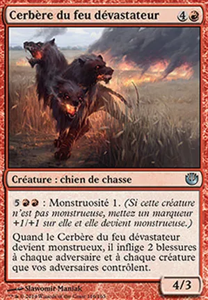 Cerbère du feu dévastateur