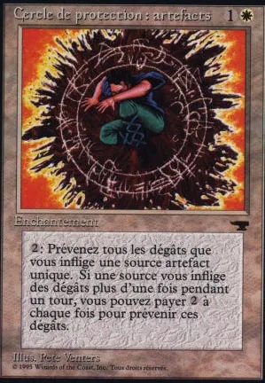 Cercle de protection : artefacts