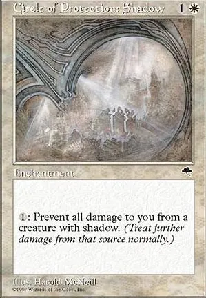 Cercle de protection : distorsion