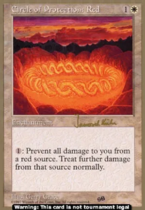 Cercle de protection : rouge