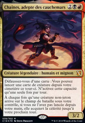Chaînes, adepte des cauchemars