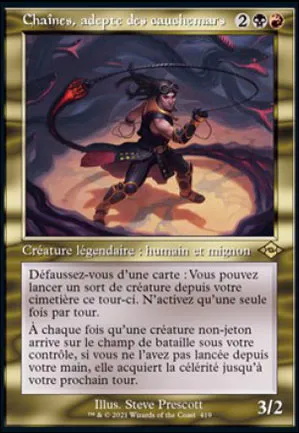 Chaînes, adepte des cauchemars