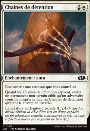 Chaînes de détention