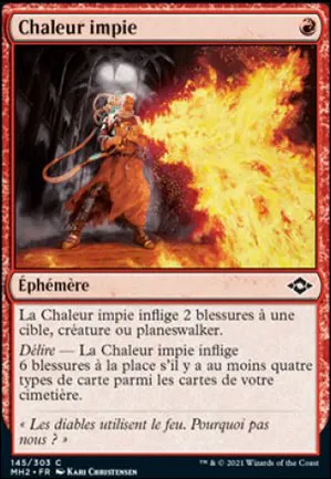 Chaleur impie