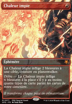 Chaleur impie