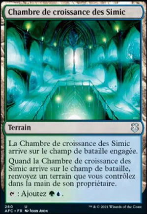 Chambre de croissance des Simic