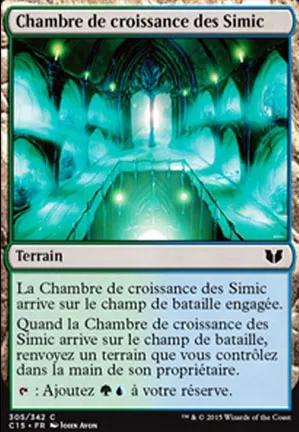 Chambre de croissance des Simic