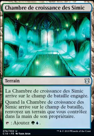 Chambre de croissance des Simic