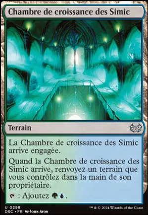 Chambre de croissance des Simic