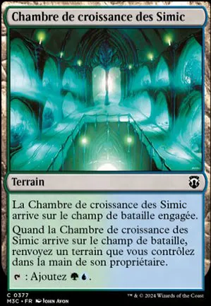 Chambre de croissance des Simic
