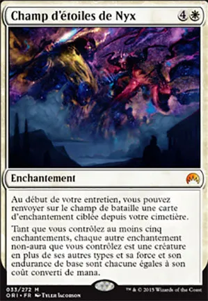 Champ d'étoiles de Nyx