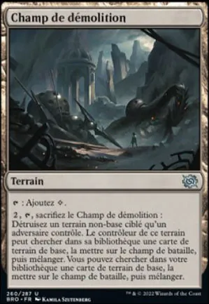 Champ de démolition