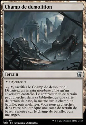 Champ de démolition