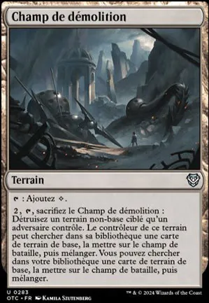 Champ de démolition