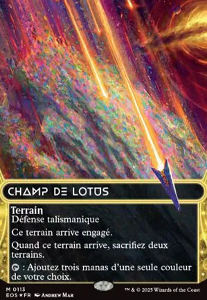 Champ de lotus