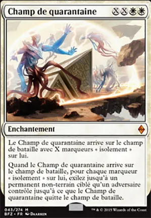 Champ de quarantaine