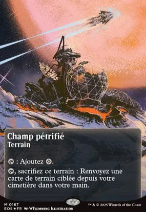 Champ pétrifié