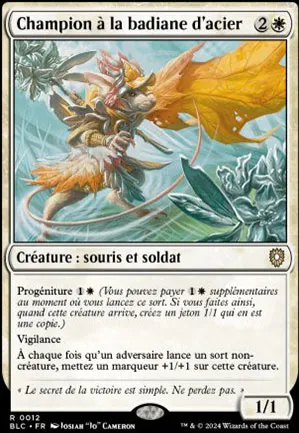 Champion à la badiane d'acier