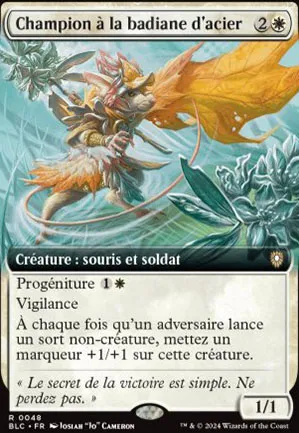 Champion à la badiane d'acier