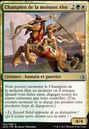 Champion de la moisson Ahn