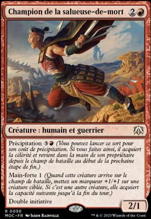 Champion de la salueuse-de-mort