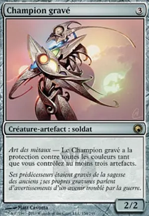 Champion gravé