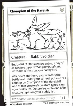 Champion of the Hareish