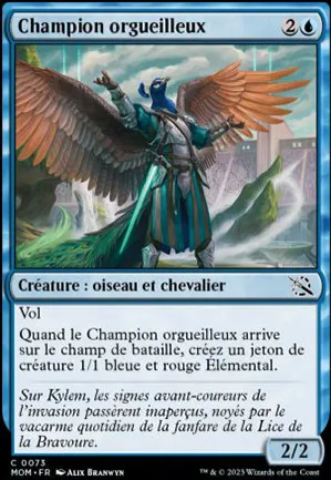 Champion orgueilleux