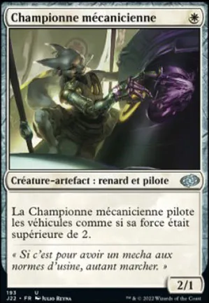 Championne mécanicienne