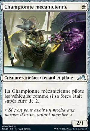 Championne mécanicienne