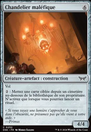 Chandelier maléfique