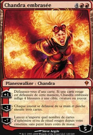 Chandra embrasée