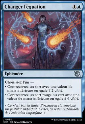 Changer l'équation