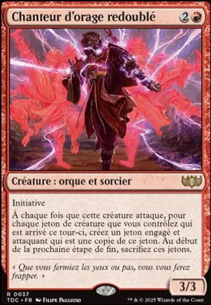 Chanteur d'orage redoublé