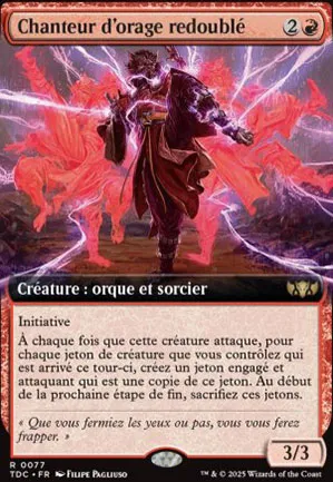 Chanteur d'orage redoublé