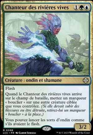 Chanteur des rivières vives