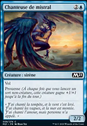 Chanteuse de mistral