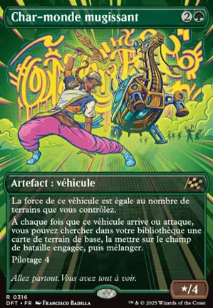 Char-monde mugissant