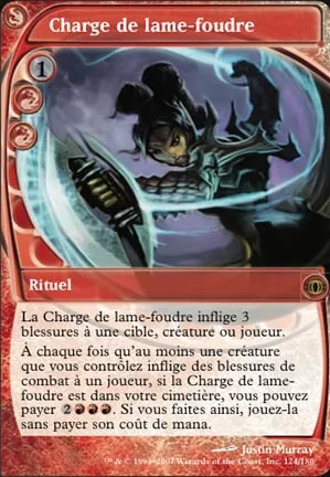 Charge de lame-foudre