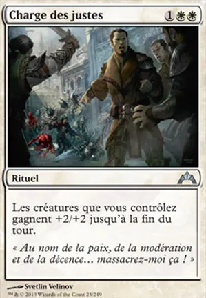 Charge des justes