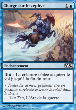 Charge sur le zéphyr