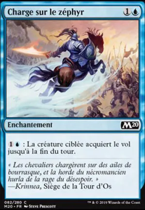 Charge sur le zéphyr