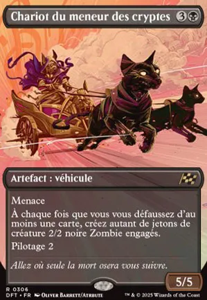 Chariot du meneur des cryptes