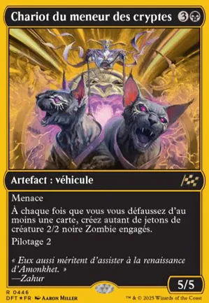 Chariot du meneur des cryptes