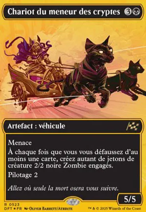Chariot du meneur des cryptes