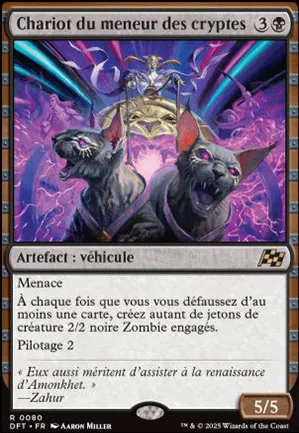 Chariot du meneur des cryptes