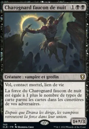 Charognard faucon de nuit