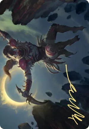 Charognard faucon de nuit - Illustration