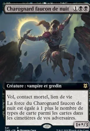 Charognard faucon de nuit
