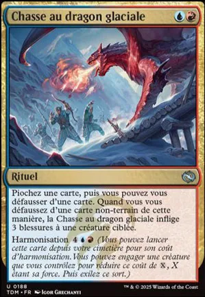 Chasse au dragon glaciale